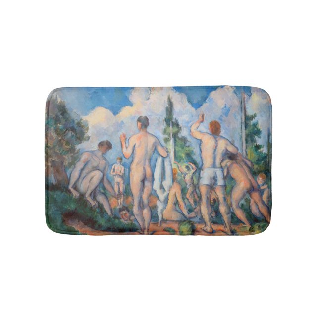 Paul Cezanne - Badende Badematte (Vorderseite)