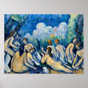 Paul Cezanne - Badende (Die großen Badenden) Poster