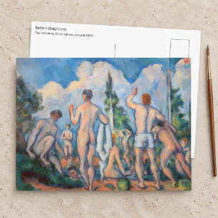 Paul Cezanne - Badende Postkarte