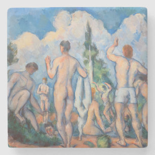 Paul Cezanne - Badende Steinuntersetzer