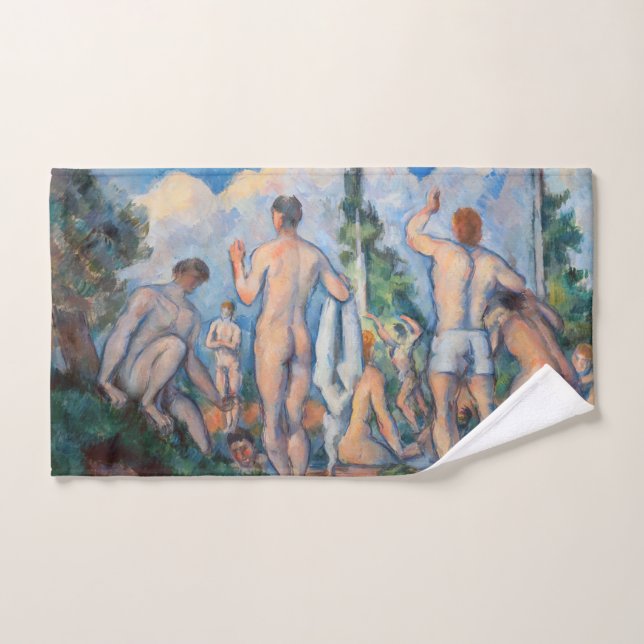 Paul Cezanne - Bathers Badhandtuch Set (Handtuch)
