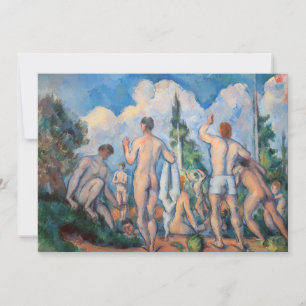 Paul Cezanne - Bathers Einladung