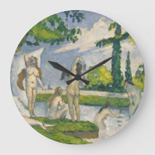 Paul Cezanne Bathers Große Wanduhr