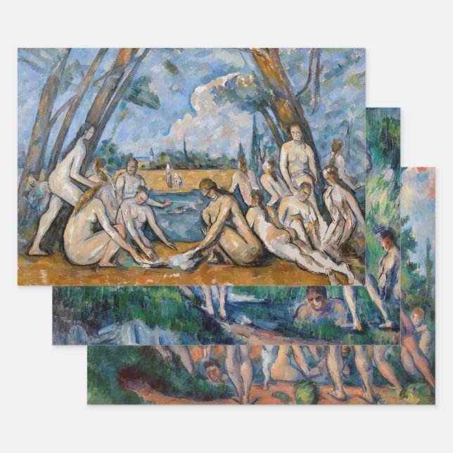 Paul Cezanne - Bathers Masterpiece Selection Geschenkpapier Set (Set)