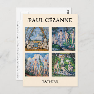 Paul Cezanne - Bathers Masterpiece Selection Postkarte