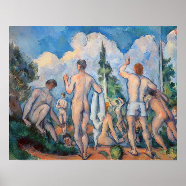Paul Cezanne - Bathers Poster (Vorne)