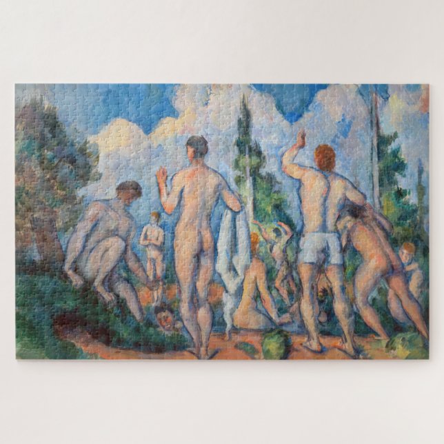 Paul Cezanne - Bathers Puzzle (Horizontal)