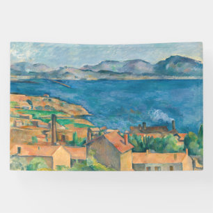 Paul Cezanne - Bucht von Marseille, von Estaque au Banner