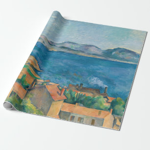 Paul Cezanne - Bucht von Marseille, von Estaque au Geschenkpapier