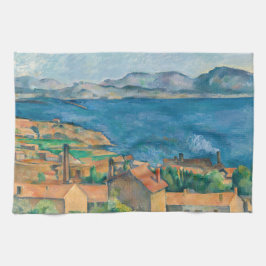 Paul Cezanne - Bucht von Marseille, von Estaque au Geschirrtuch