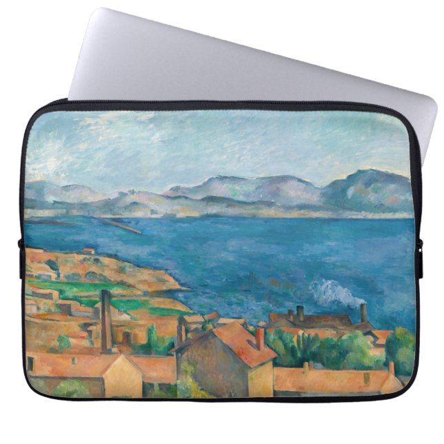 Paul Cezanne - Bucht von Marseille, von Estaque au Laptopschutzhülle (Vorderseite)
