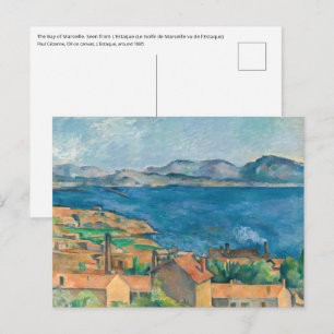 Paul Cezanne - Bucht von Marseille, von Estaque au Postkarte