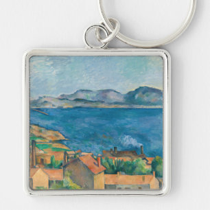Paul Cezanne - Bucht von Marseille, von Estaque au Schlüsselanhänger