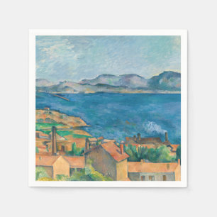 Paul Cezanne - Bucht von Marseille, von Estaque au Serviette