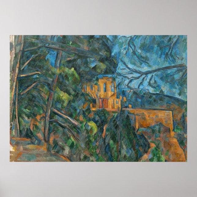Paul Cezanne Chateau Noir, 1900-04 (Öl wird gepump Poster (Vorne)