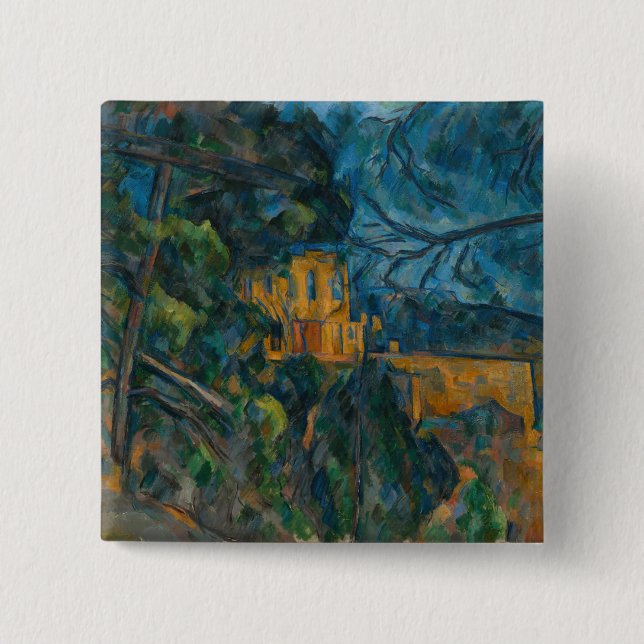 Paul Cezanne - Chateau Noir Button (Vorderseite)