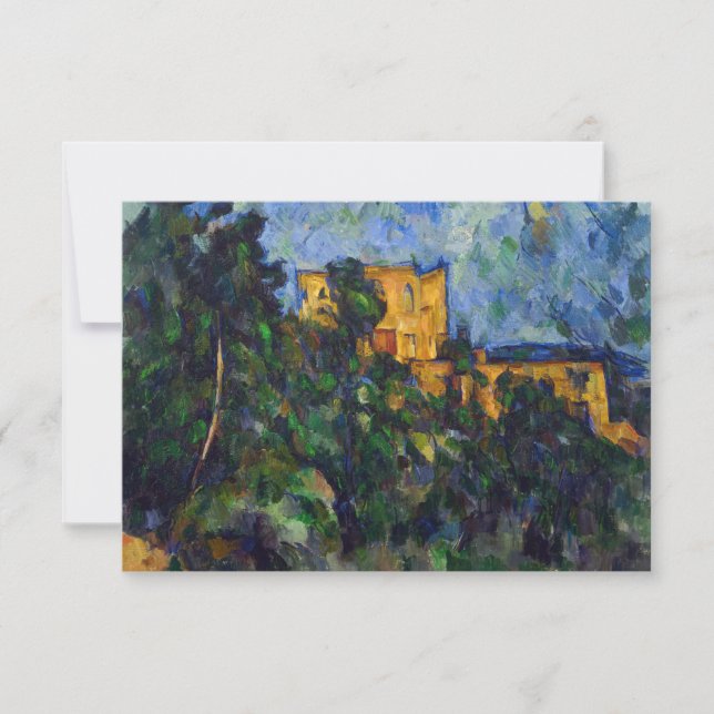 Paul Cezanne - Chateau Noir Dankeskarte (Vorderseite)