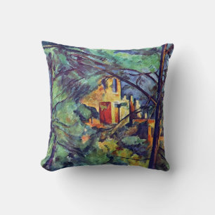 Paul Cezanne - Chateau Noir Das schwarze Schloss Kissen