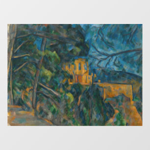 Paul Cezanne - Chateau Noir Fensteraufkleber