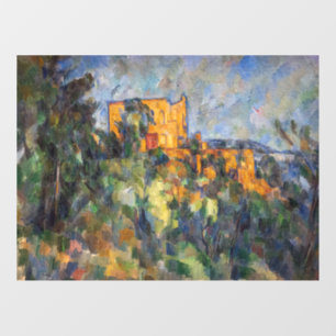 Paul Cezanne - Chateau Noir Fensteraufkleber