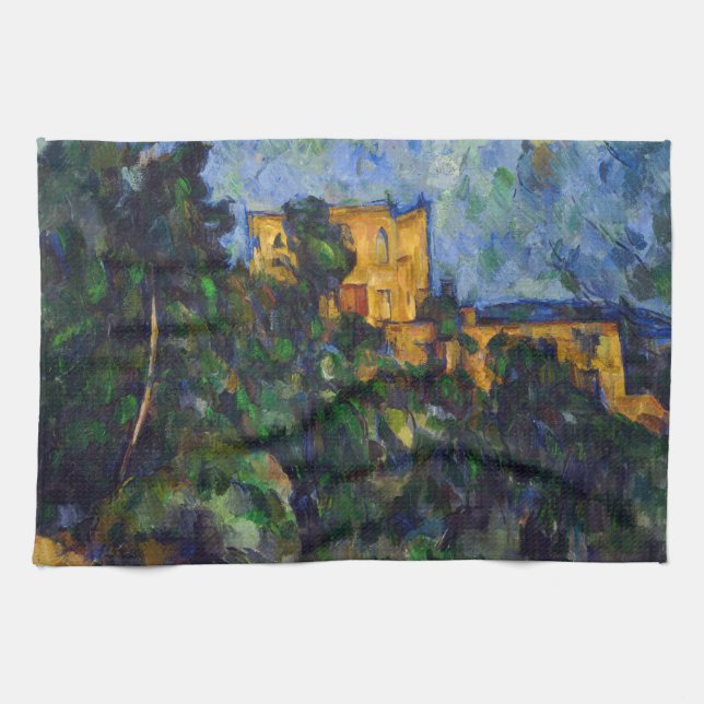 Paul Cezanne - Chateau Noir Geschirrtuch (Horizontal)