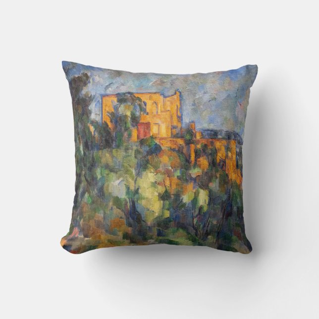 Paul Cezanne - Chateau Noir Kissen (Vorderseite)