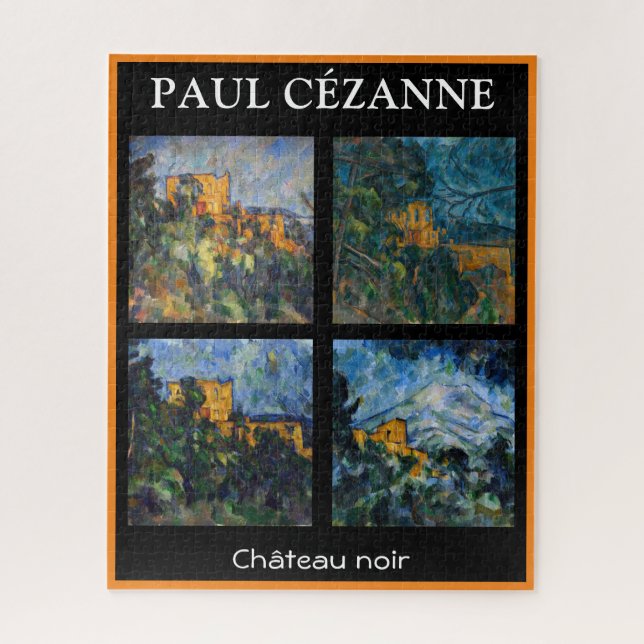 Paul Cezanne - Chateau Noir Masterpiece Selection Puzzle (Vertikal)