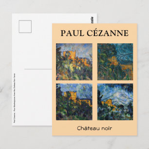Paul Cezanne - Chateau Noir Meisterwerke Auswahl Postkarte