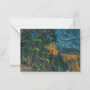 Paul Cezanne - Chateau Noir Mitteilungskarte