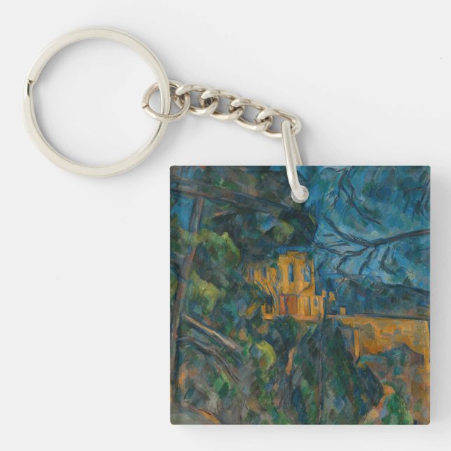 Paul Cezanne - Chateau Noir Schlüsselanhänger (Vorderseite)