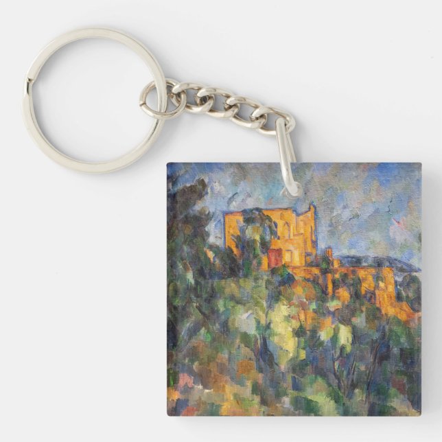 Paul Cezanne - Chateau Noir Schlüsselanhänger (Vorderseite)