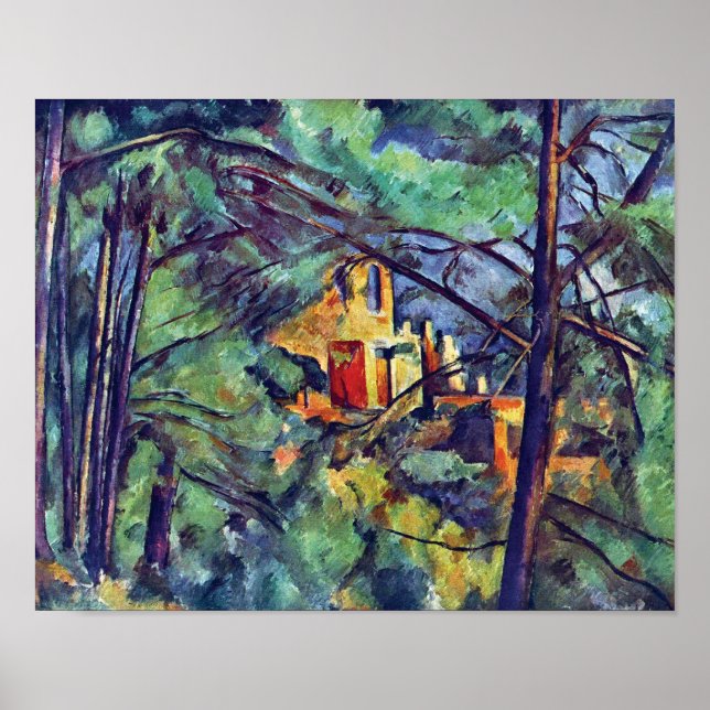 Paul Cezanne - Chateau Noir The Black Manor Poster (Vorne)