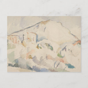 Paul Cezanne-Chateau Noir und Mont Sainte-Victoire Postkarte