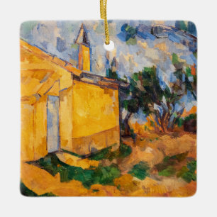 Paul Cezanne - Das Häuschen von Jourdan Keramikornament