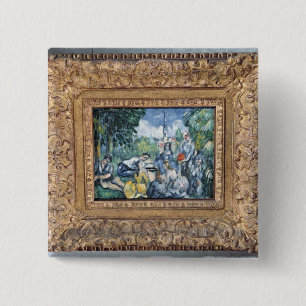 Paul Cezanne Dejeuner sur l'herbe, 1876-77 Button