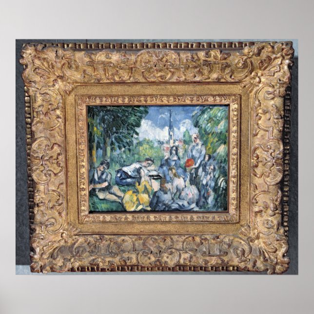 Paul Cezanne | Dejeuner sur l'herbe, 1876-77 Poster (Vorne)