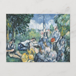 Paul Cezanne   Dejeuner sur l'herbe, 1876-77 Postkarte