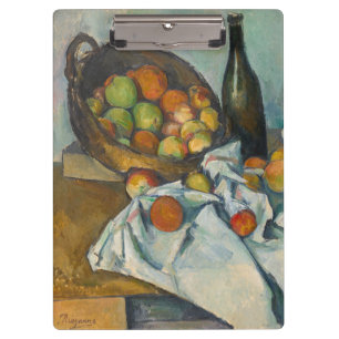 Paul Cezanne - Der Apfelkorb Klemmbrett