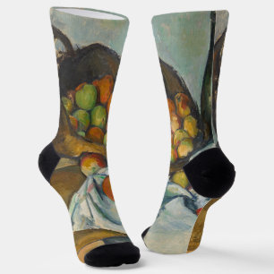 Paul Cezanne - Der Apfelkorb Socken