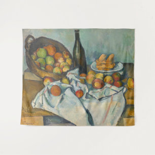 Paul Cezanne - Der Apfelkorb Wandteppich