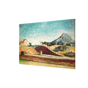 Paul Cezanne   der Bahnausschnitt, c.1870 Leinwanddruck