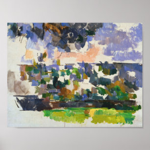 Paul Cezanne - Der Garten in Les Lauves Poster