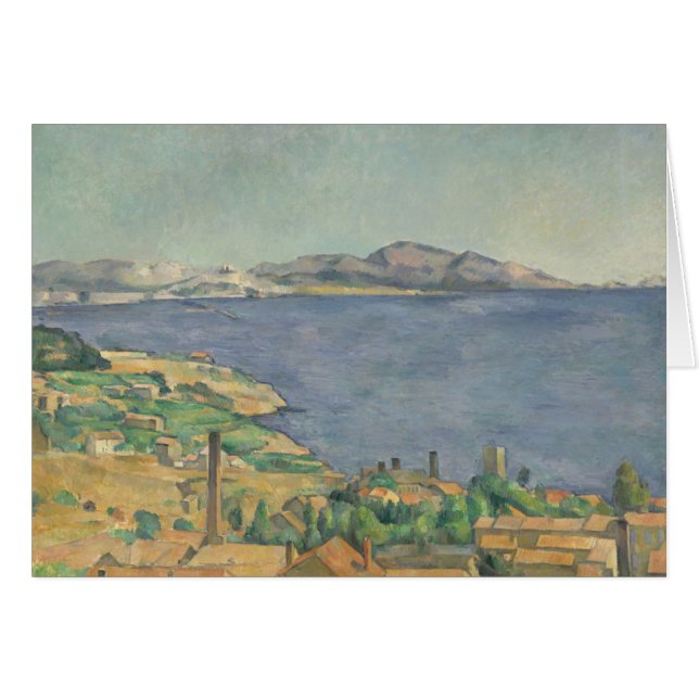 Paul Cezanne | Der Golf von Marseille aus L' (Vorderseite (Horizontal))