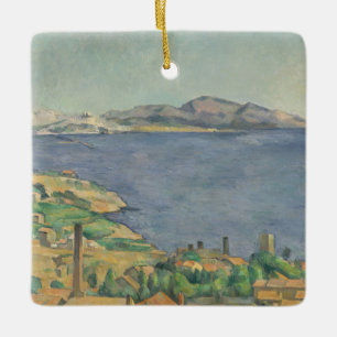 Paul Cezanne der Golf von Marseille gesehen von Keramikornament