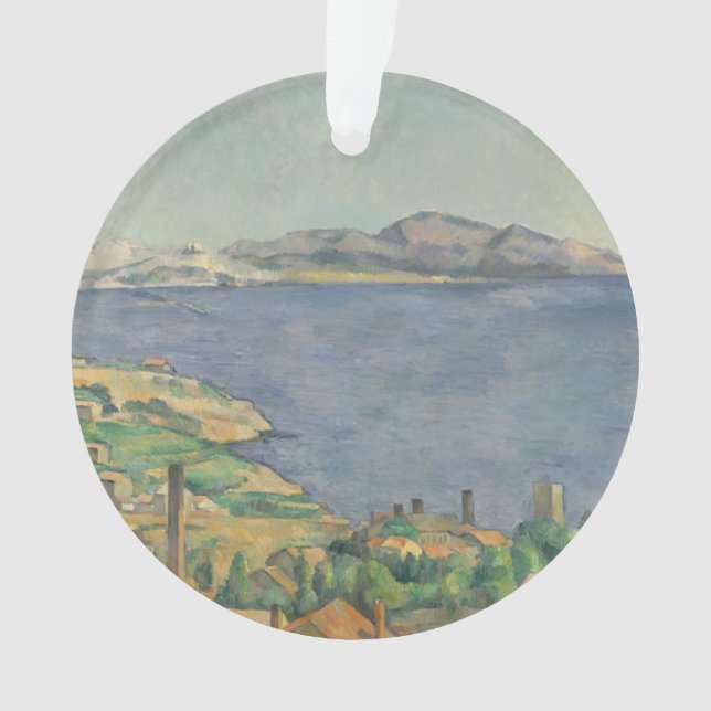 Paul Cezanne | der Golf von Marseille gesehen von Ornament (Vorderseite)