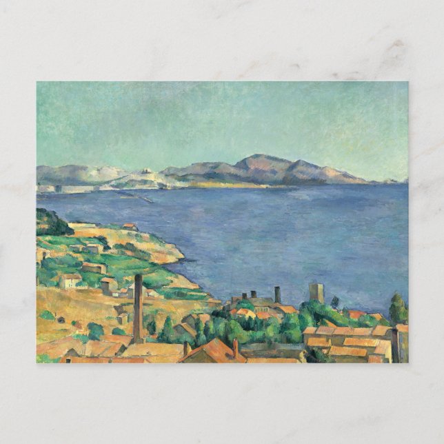 Paul Cezanne - Der Golf von Marseille Postkarte (Vorderseite)
