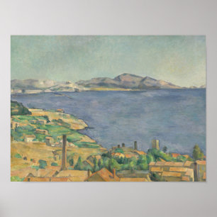 Paul Cezanne  Der Golf von Marseille von L' Poster