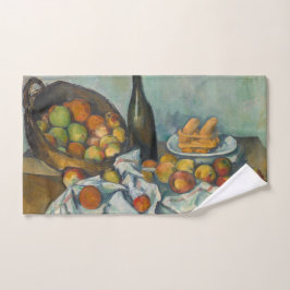 Paul Cezanne - Der Korb der Äpfel Badhandtuch Set