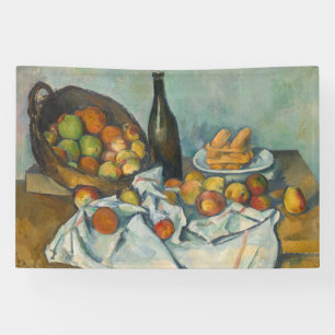 Paul Cezanne - Der Korb der Äpfel Banner