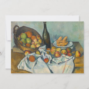 Paul Cezanne - Der Korb der Äpfel Dankeskarte